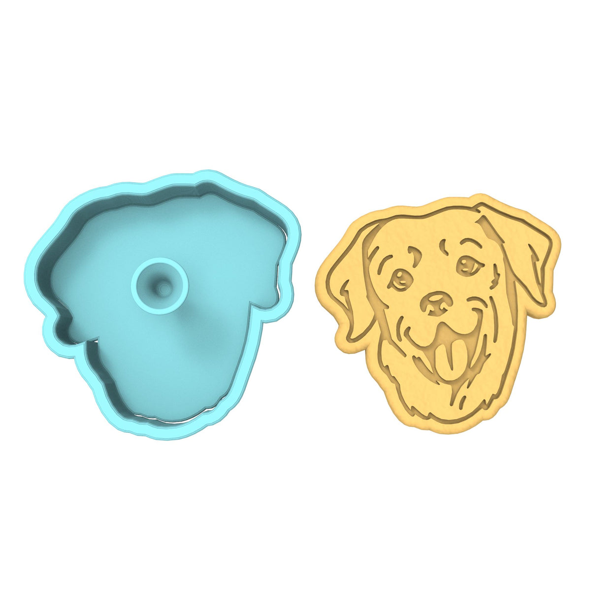 Labrador Cookie Cutter | Stamp | Stencil #1 Animals & Dinosaurs Cookie Cutter Lady 