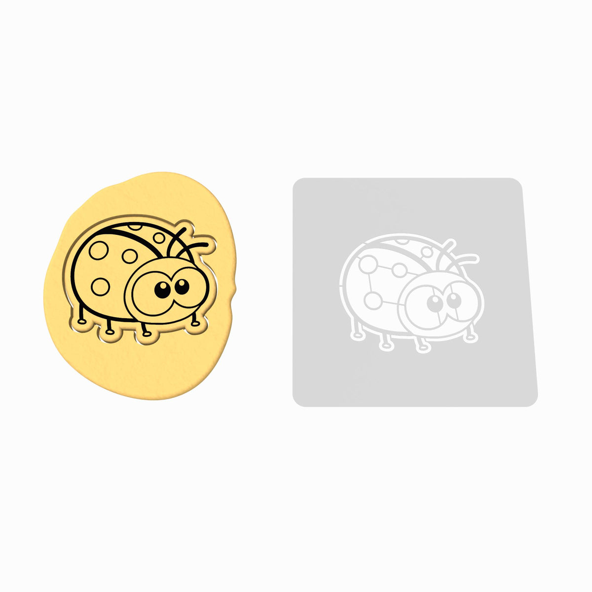 Ladybug Cookie Cutter | Stamp | Stencil #1