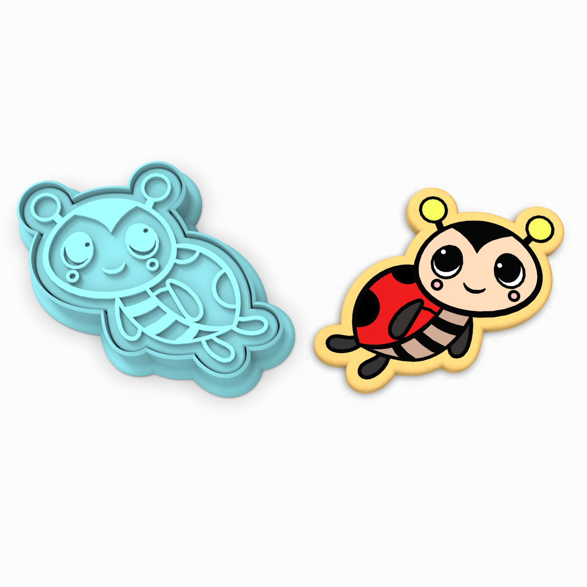 Ladybug Cookie Cutter | Stamp | Stencil #2