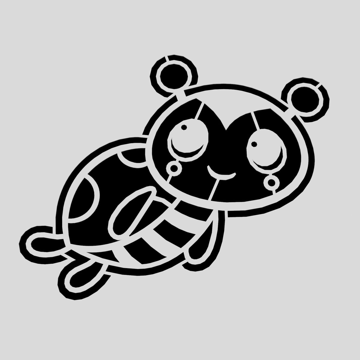 Ladybug Cookie Cutter | Stamp | Stencil #2