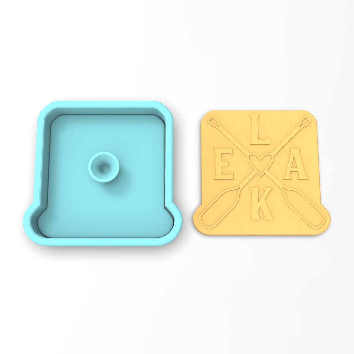 Lake Oars Cookie Cutter | Stamp | Stencil #1