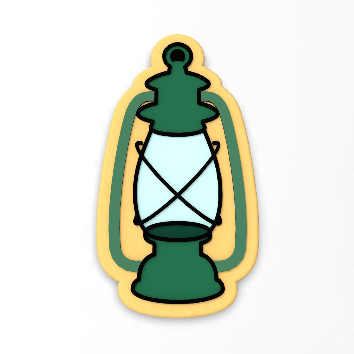 Lantern Cookie Cutter | Stamp | Stencil #1
