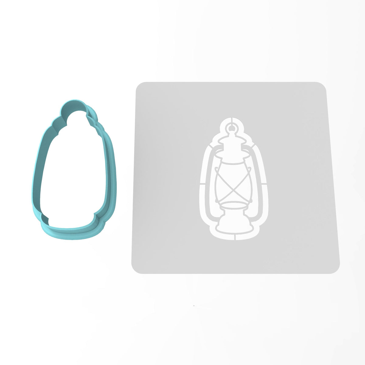 Lantern Cookie Cutter | Stamp | Stencil #1