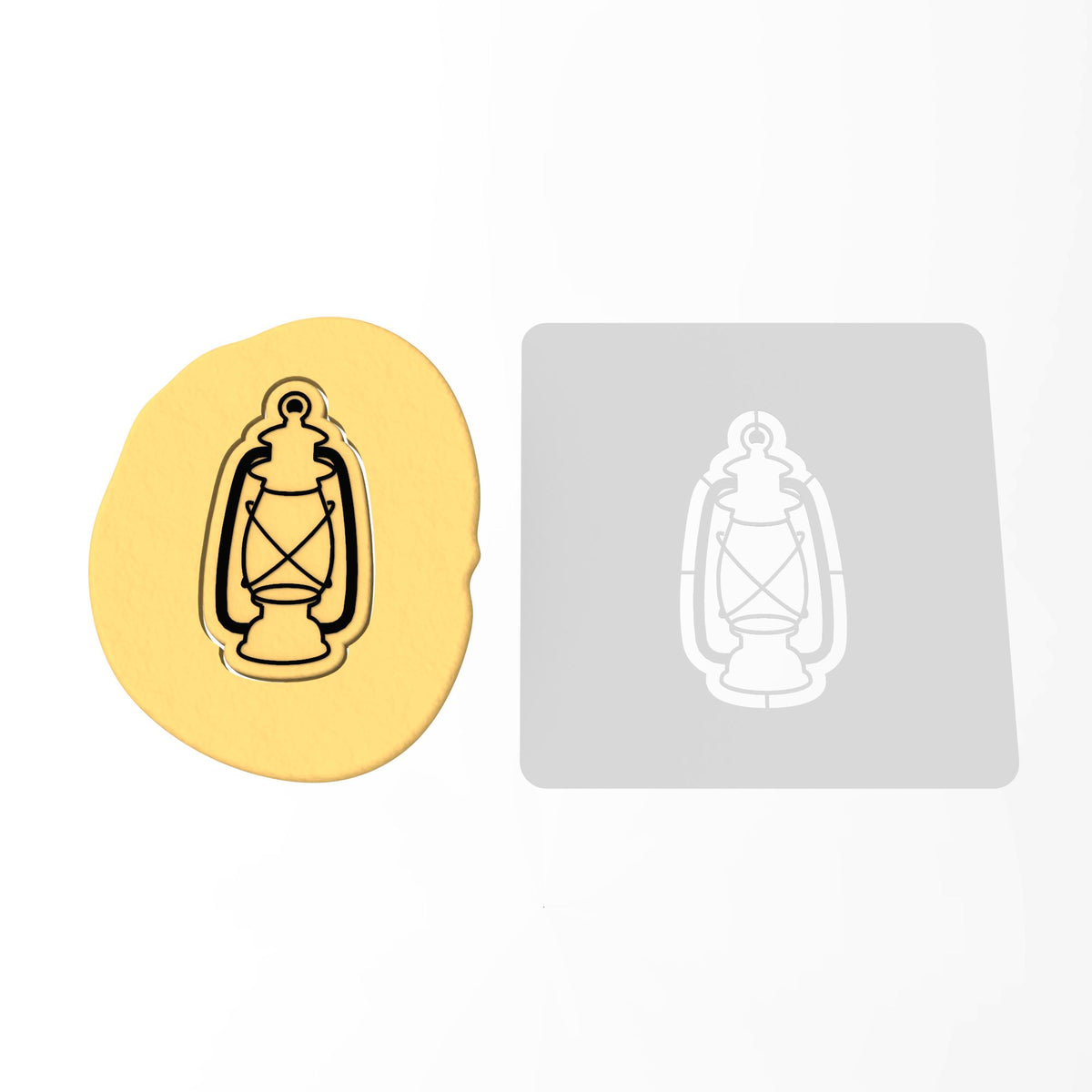 Lantern Cookie Cutter | Stamp | Stencil #1