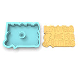 Leftovers are for Quitters Cookie Cutter Outline & Stamp Halloween / Fall Cookie Cutter Lady 