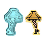 Leg Lamp Cookie Cutter | Stamp | Stencil #1
