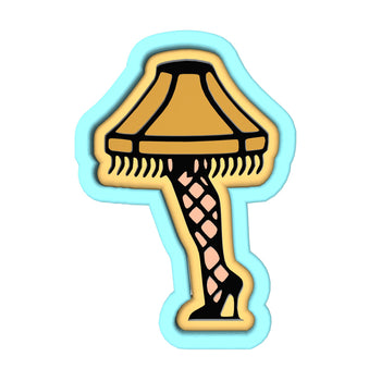 Leg Lamp Cookie Cutter | Stamp | Stencil #1
