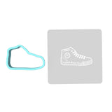 Legends Never Die Sandlot Shoe Cookie Cutter | Stamp | Stencil #1 4th of july Cookie Cutter Lady MINI - 2 Inches (5cm) **BUNDLE** Cutter + Stencil 