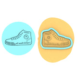 Legends Never Die Sandlot Shoe Cookie Cutter | Stamp | Stencil #1 4th of july Cookie Cutter Lady MINI - 2 Inches (5cm) **BUNDLE** Cutter + Debosser 