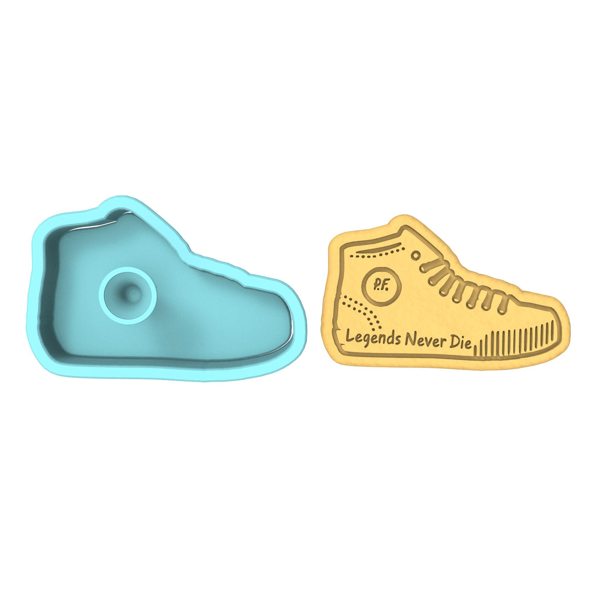 Legends Never Die Sandlot Shoe Cookie Cutter | Stamp | Stencil #1 4th of july Cookie Cutter Lady 