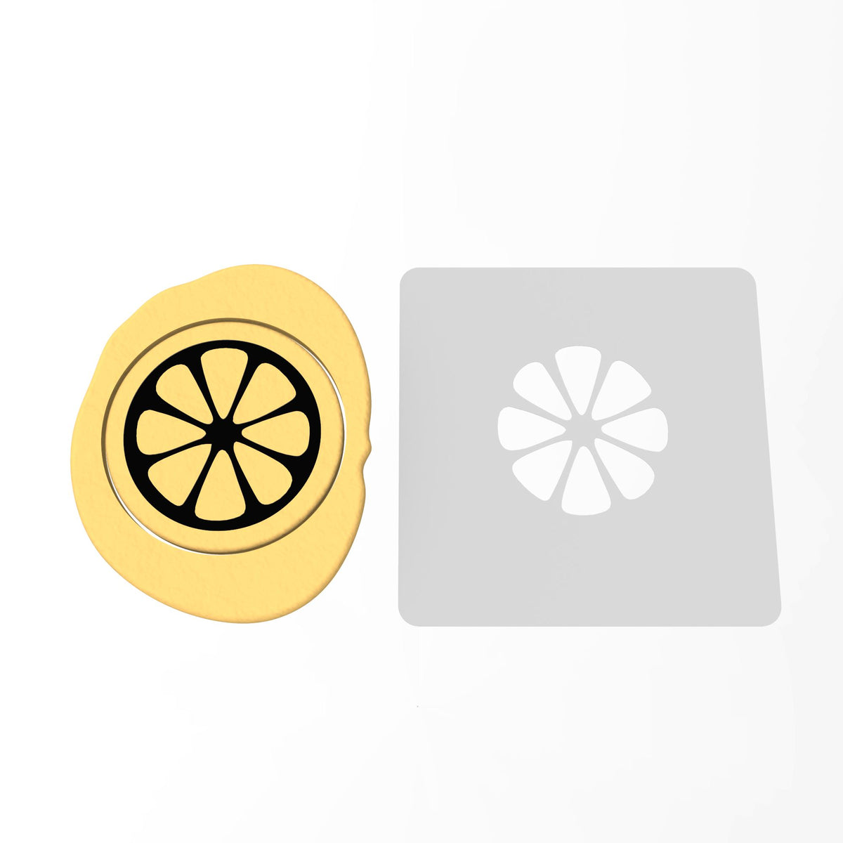 Lemon Slice Cookie Cutter | Stamp | Stencil #1