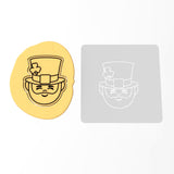 Leprechaun Cookie Cutter | Stamp | Stencil #1
