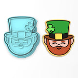 Leprechaun Cookie Cutter | Stamp | Stencil #1
