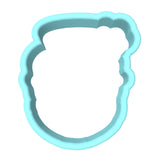 Leprechaun Cookie Cutter | Stamp | Stencil #4 Cookie Cutter Lady MINI - 2 Inches (5cm) Cookie Cutter ONLY (Outline) 