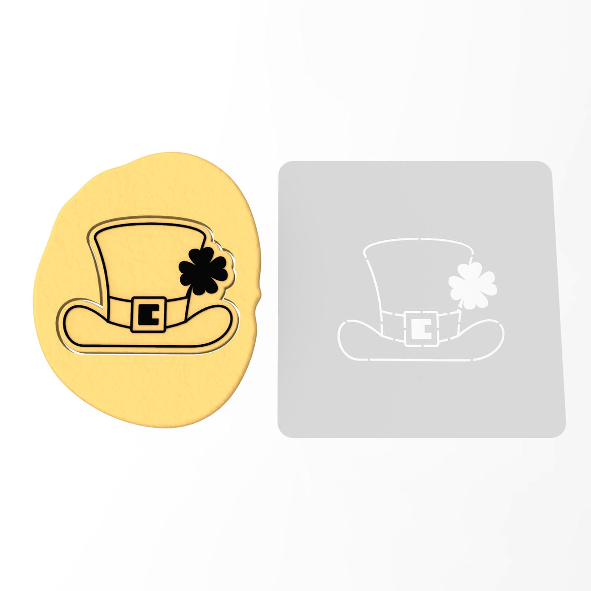 Leprechaun Hat Cookie Cutter | Stamp | Stencil #1