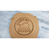 Lets Get Basted Thanksgiving Cookie Cutter Outline & Stamp - Halloween / Fall