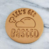 Lets Get Basted Thanksgiving Cookie Cutter Outline & Stamp - Halloween / Fall
