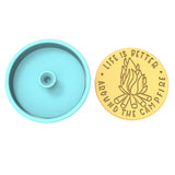 Life is Better Around the Campfire Cookie Cutter | Stamp | Stencil Animals & Dinosaurs Cookie Cutter Lady 