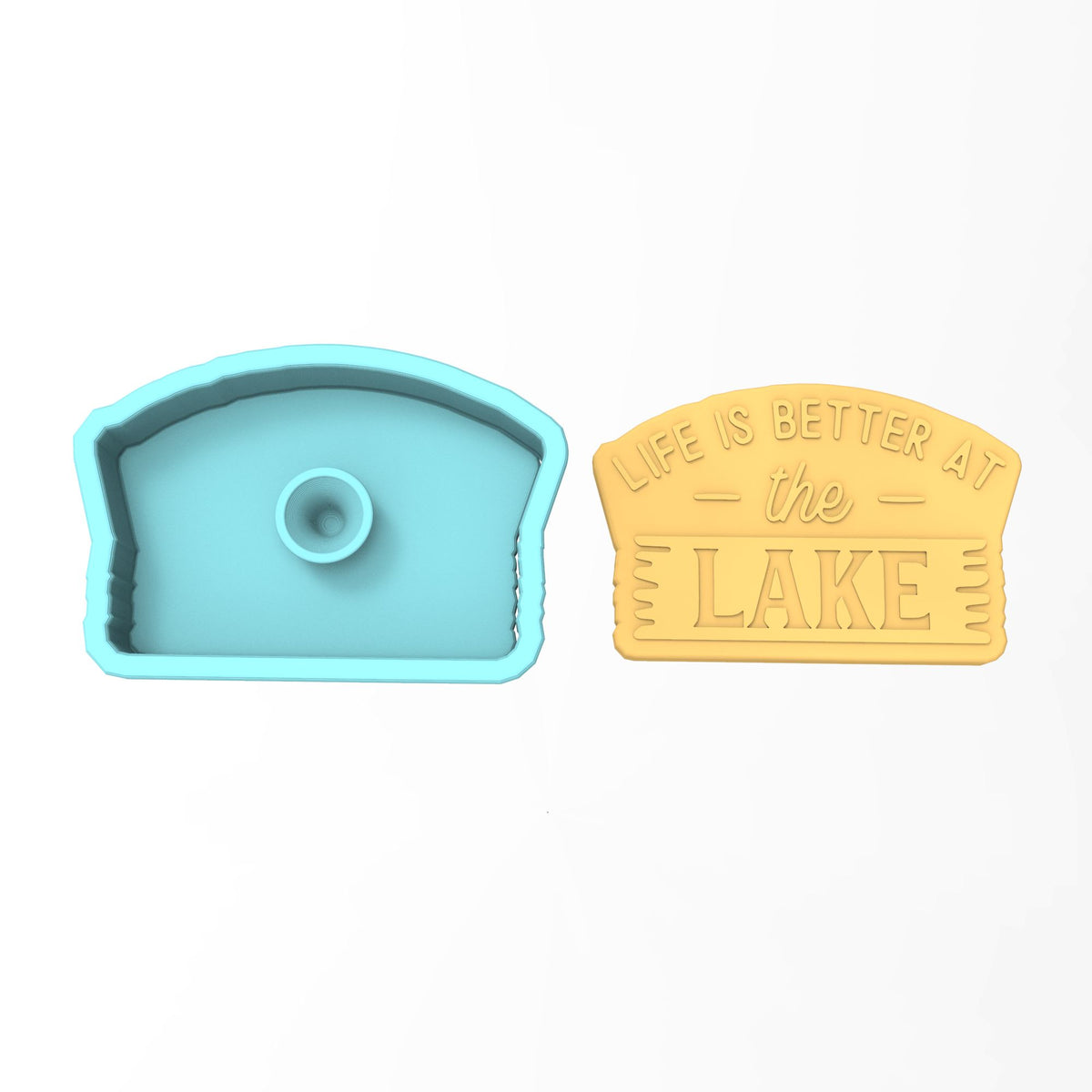 Life is Better at the Lake Cookie Cutter | Stamp | Stencil #1
