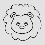 Lion Cookie Cutter | Stamp | Stencil #1