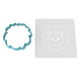 Lion Cookie Cutter | Stamp | Stencil #1