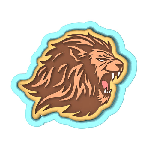 Lion Cookie Cutter | Stamp | Stencil #A