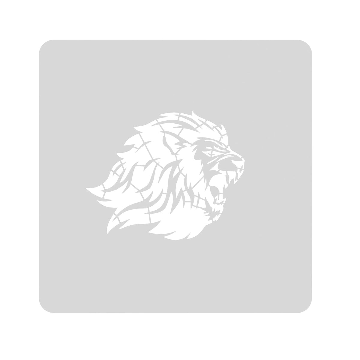 Lion Cookie Cutter | Stamp | Stencil #A Animals & Dinosaurs Cookie Cutter Lady MINI - 2 Inches (5cm) Stencil ONLY 