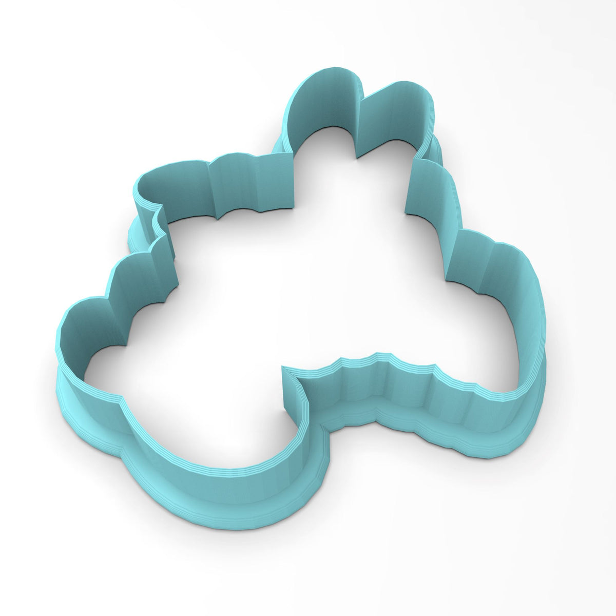 Little Bunny Cookie Cutter | Stamp | Stencil #1