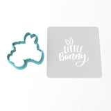Little Bunny Cookie Cutter | Stamp | Stencil #1