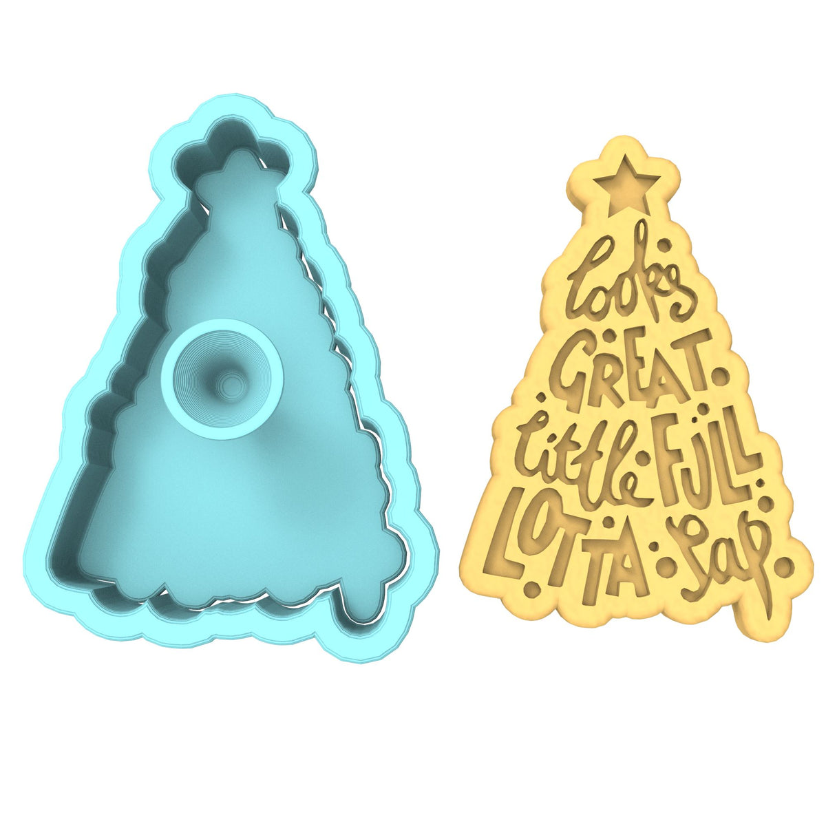 Little Full Lotta Sap Cookie Cutter | Stamp | Stencil #2