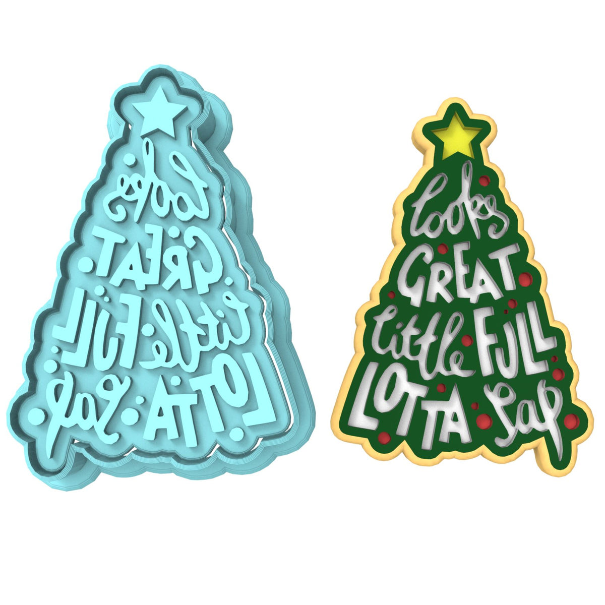 Little Full Lotta Sap Cookie Cutter | Stamp | Stencil #2
