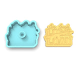 Live Laugh Lock & Load Cookie Cutter | Stamp | Stencil #1
