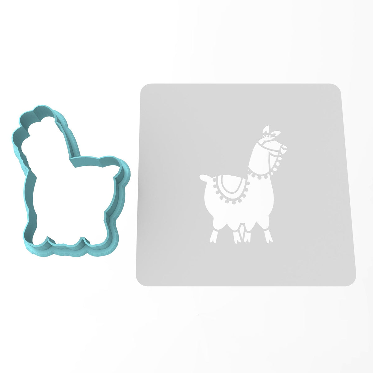 Llama Cookie Cutter | Stamp | Stencil #2