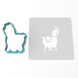 Llama Cookie Cutter | Stamp | Stencil #2