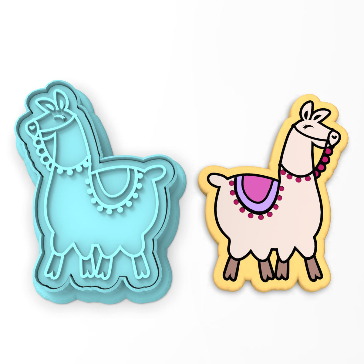 Llama Cookie Cutter | Stamp | Stencil #2