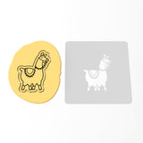 Llama Cookie Cutter | Stamp | Stencil #2