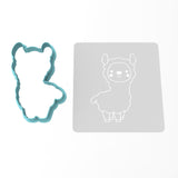 Llama Cookie Cutter | Stamp | Stencil #3