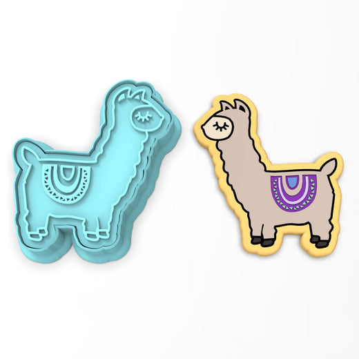 Llama Cookie Cutter | Stamp | Stencil #4