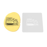 Loads of Love Cookie Cutter | Stamp | Stencil #1 Comic Book / Vehicles Cookie Cutter Lady 2 Inch Small Cupcake Stamp Only Yes