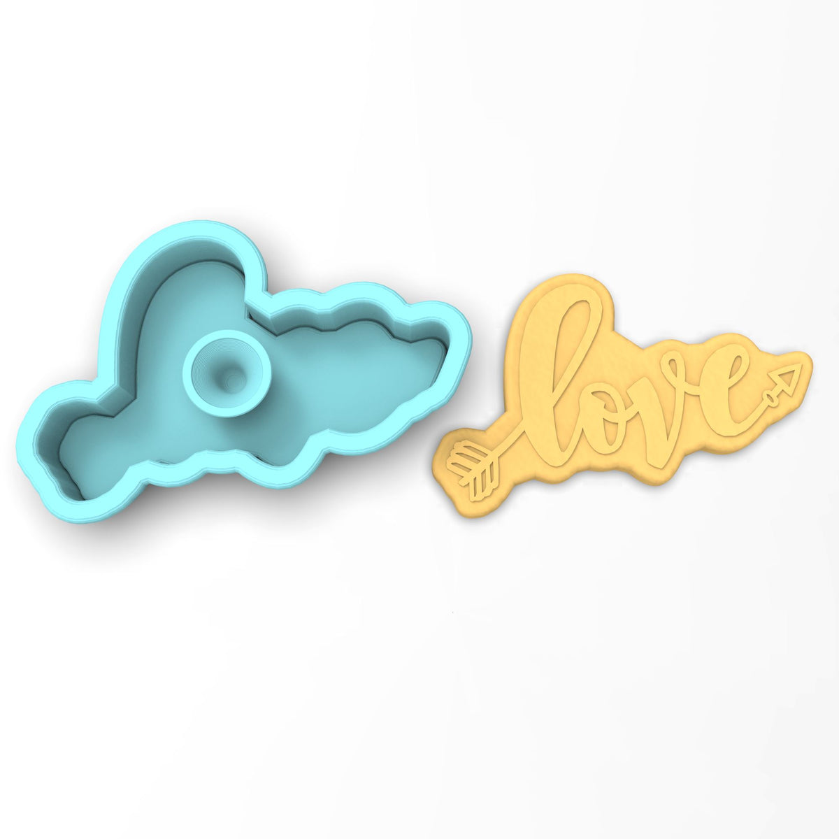 Love Arrow Cookie Cutter | Stamp | Stencil #1