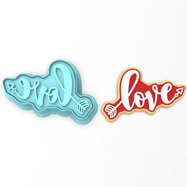 Love Arrow Cookie Cutter | Stamp | Stencil #1