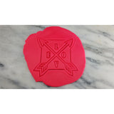 Love Arrows Cookie Cutter  Stamp & Outline #1