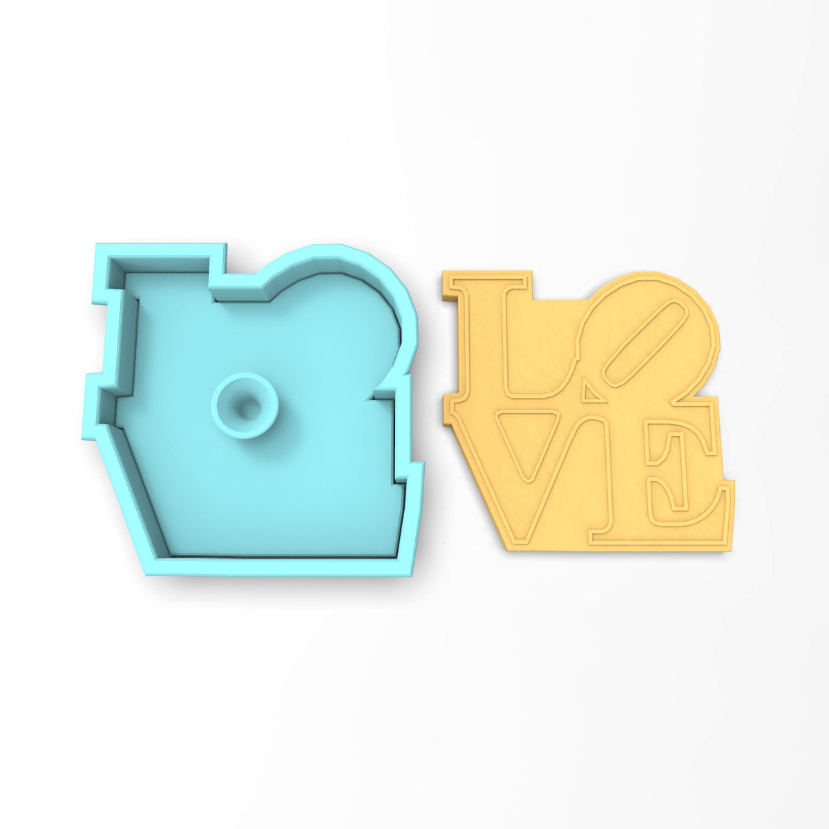 Love Cookie Cutter | Stamp | Stencil #1
