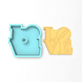 Love Cookie Cutter | Stamp | Stencil #1