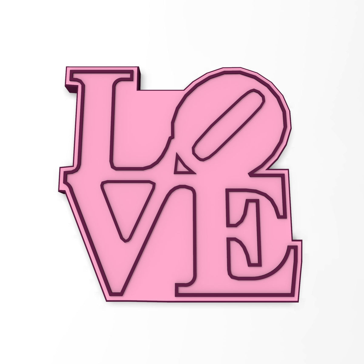 Love Cookie Cutter | Stamp | Stencil #1