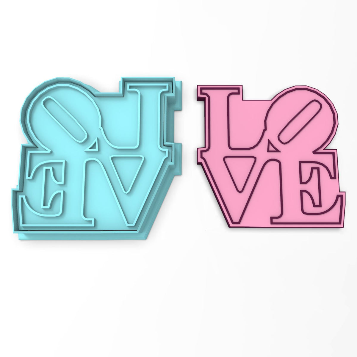 Love Cookie Cutter | Stamp | Stencil #1