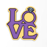 Love Engagement Cookie Cutter | Stamp | Stencil #1