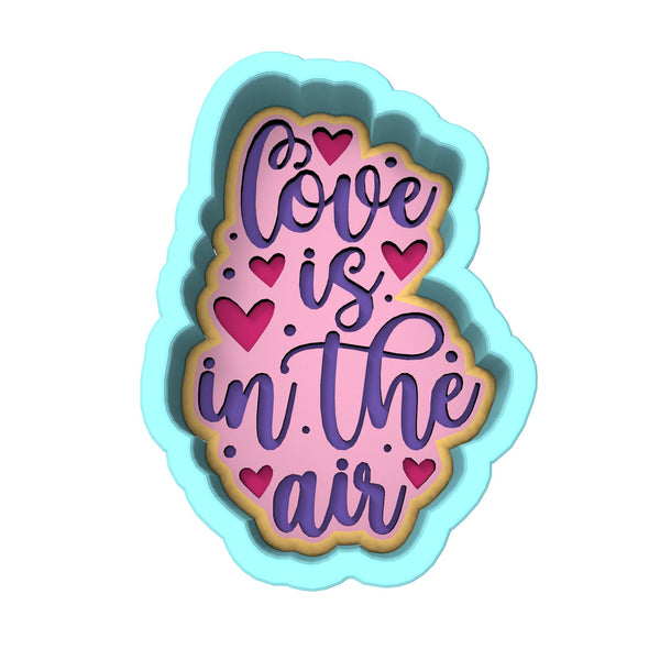 Love is in the Air Cookie Cutter | Stamp | Stencil Wedding / Baby / V Day Cookie Cutter Lady 