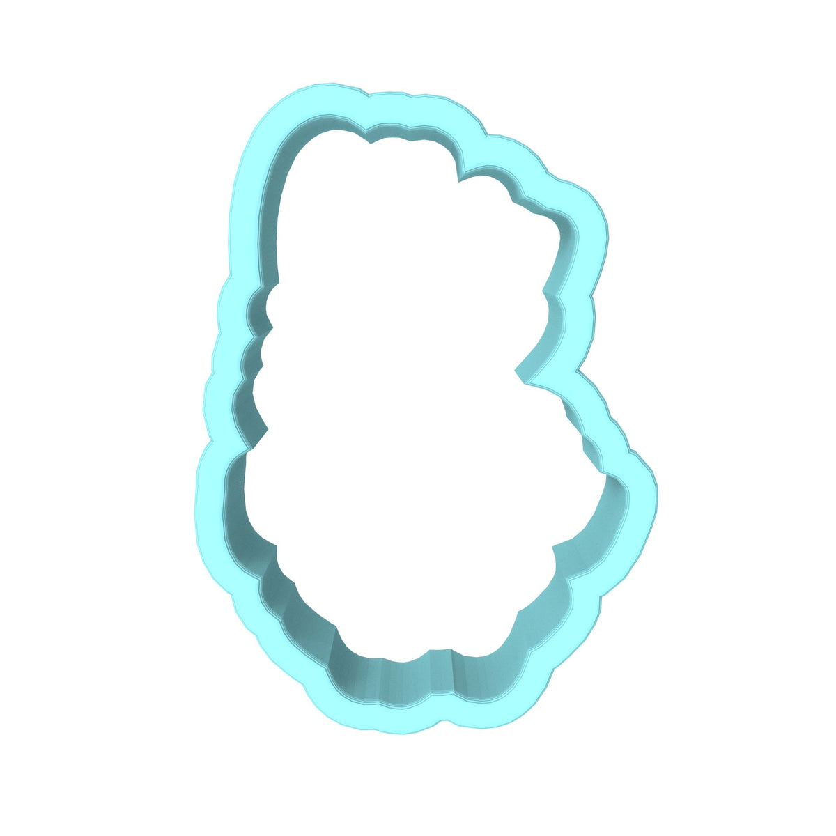 Love is in the Air Cookie Cutter | Stamp | Stencil Wedding / Baby / V Day Cookie Cutter Lady MINI - 2 Inches (5cm) Cookie Cutter ONLY (Outline) 