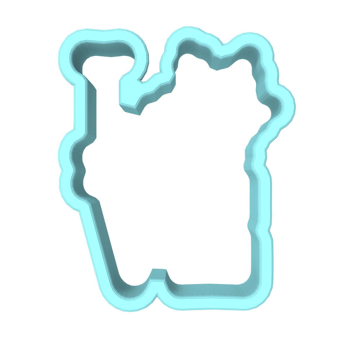 Love Leaf Cookie Cutter | Stamp | Stencil #1 Halloween / Fall Cookie Cutter Lady 2 Inch Small Cupcake Cutter Only No